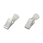 Set of 30 Plastic Curtain Pulley Clips with Track Hardware and Matching Clips