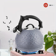 3L Stainless Steel Whistling Tea Kettle for Stovetop Gas Electric Induction