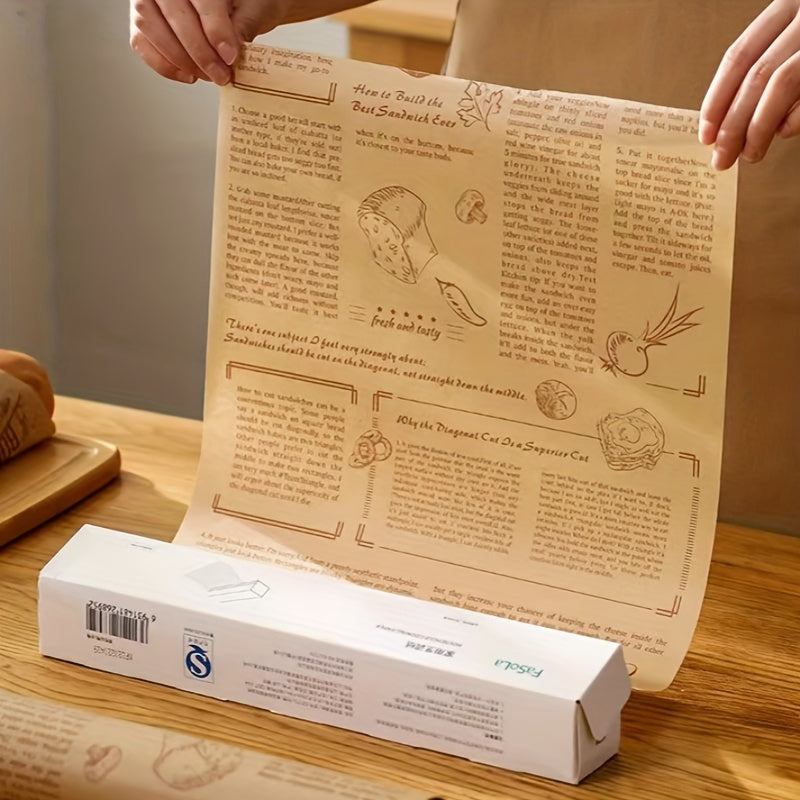 Silicone Oil-Absorbing Baking Paper Non-Stick Heat-Resistant Kitchen Wrap