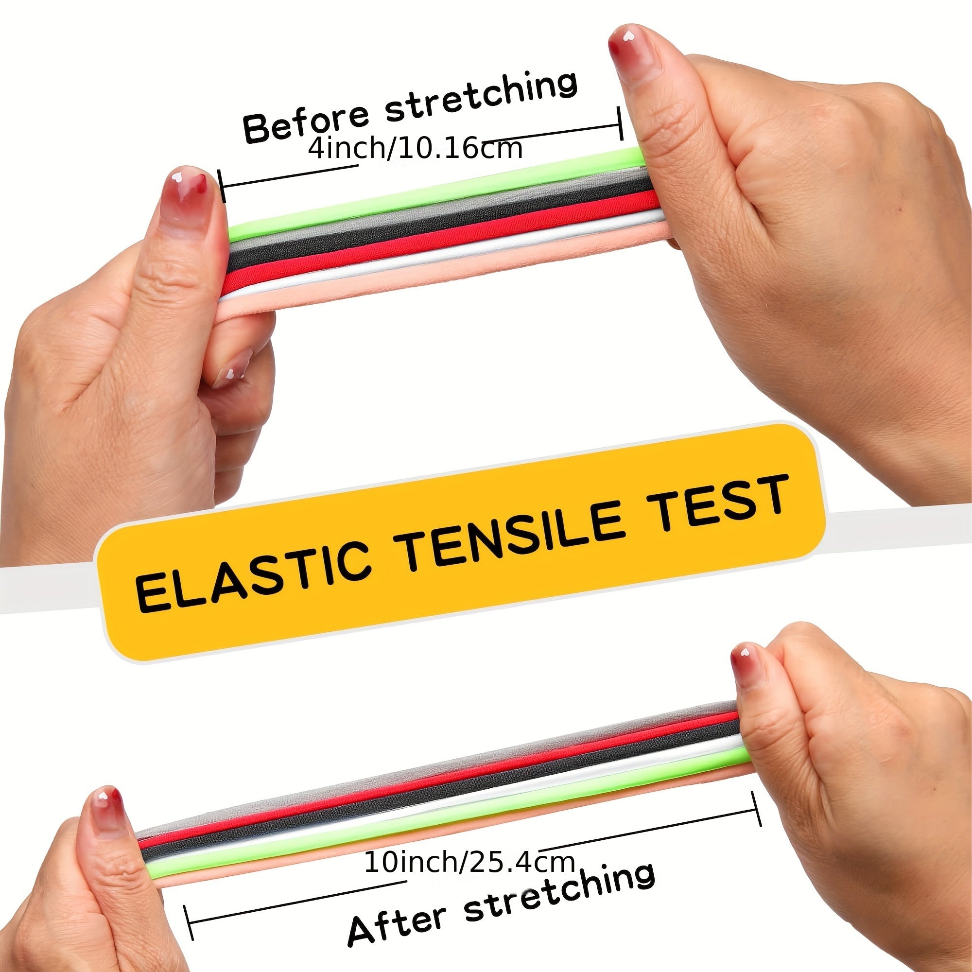 Unisex Elastic No-Tie Shoelaces with Safety Buckle Multicolor Durable Knit