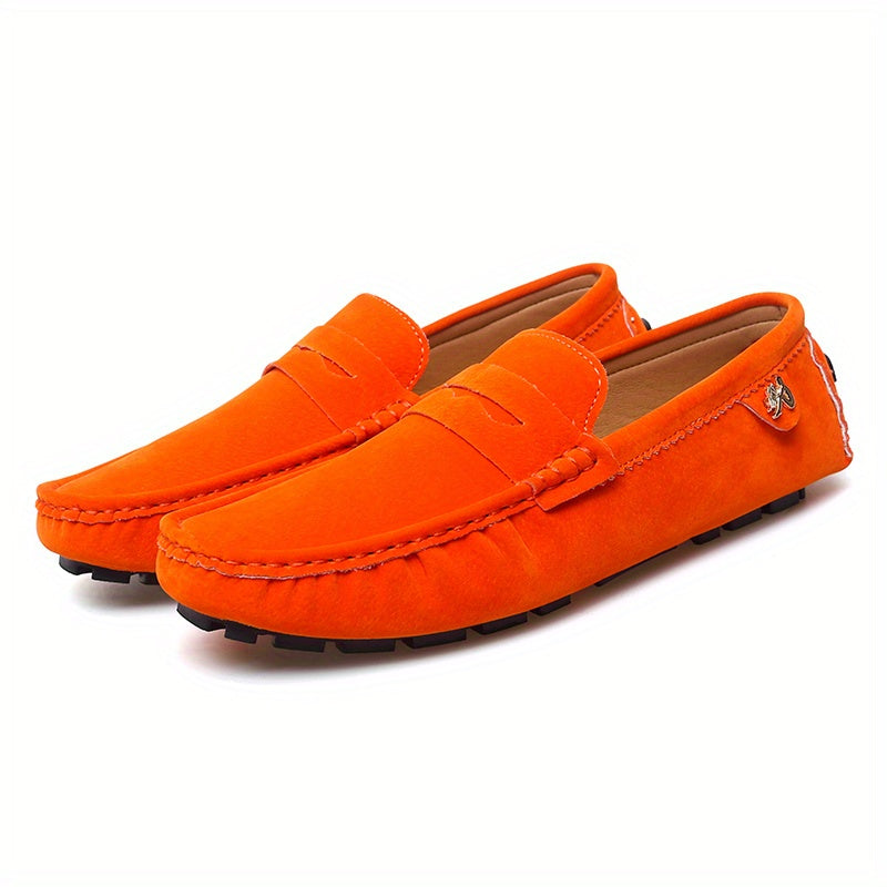 Women's Slip-On Loafers in Bright Colors with Anti-Slip Rubber Sole