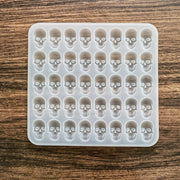 Skull Ice Cube Silicone Mold for Halloween Party Drinks and Crafts