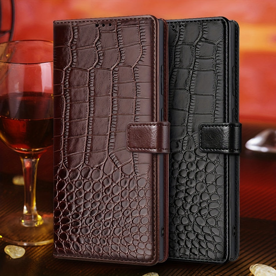 Faux Leather Wallet Case for Samsung Galaxy S25 Ultra Plus Shockproof Stand Card Holder