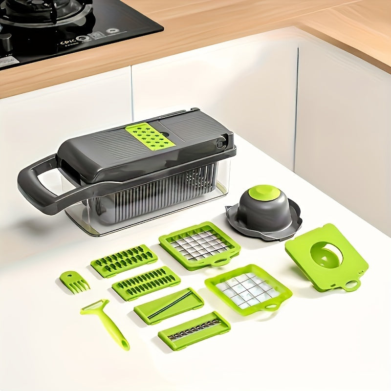 Multi-Functional Vegetable Slicer Set ABS Material Kitchen Utensils