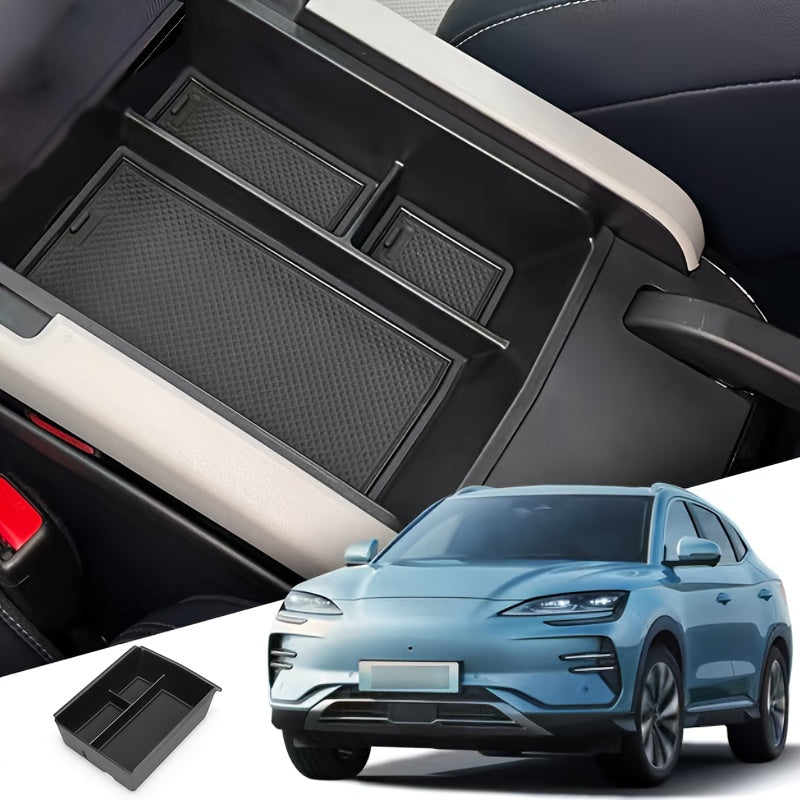 Universal ABS Resin Armrest Storage Box for Car Central Console Organizer