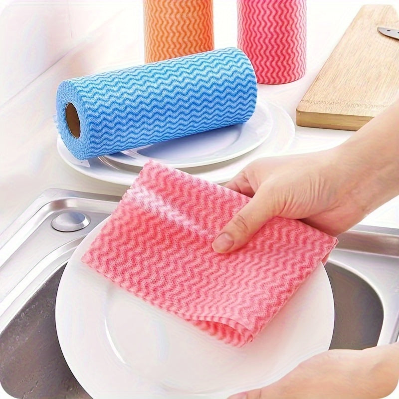 45 Soft Washable Kitchen Towels for Dry and Wet Cleaning, Absorbent and Non-Stick