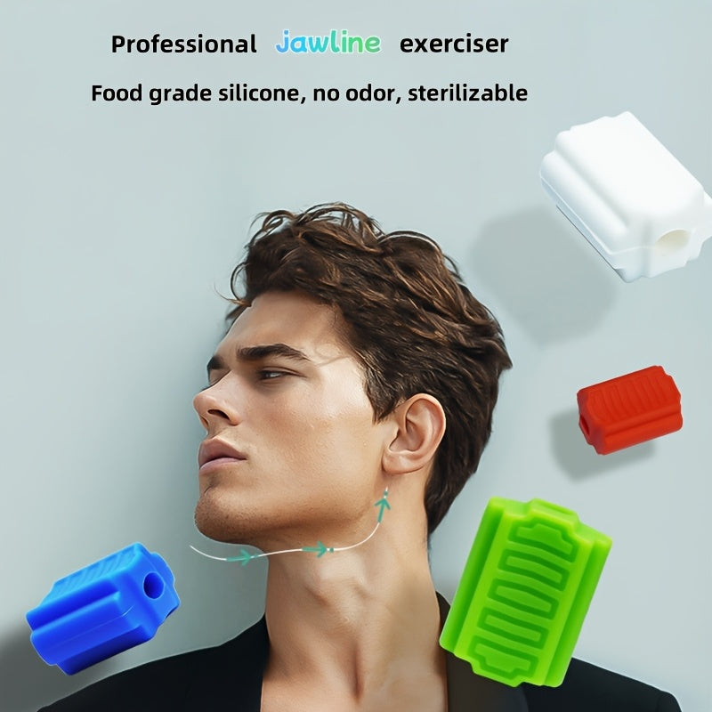 Silicone Jawline Exerciser Facial Trainer for Face Slimming and Masseter Muscle Toning