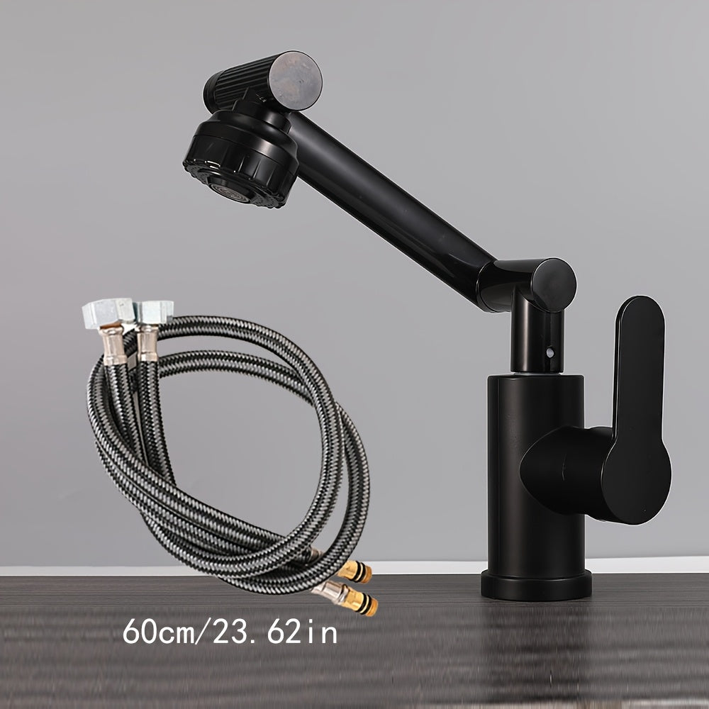 Juego de grifo de brazo robótico moderno ajustable para cocina y baño con agua caliente y fría