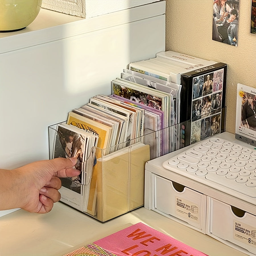 Органайзер для хранения компакт-дисков и DVD-дисков из прозрачного акрила, полки разных размеров, не содержит древесины, отлично подходит для демонстрации альбомов и памятных вещей в домашних условиях.