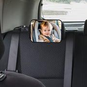 Rear-Facing Infant Car Mirror Crash-Tested Shatter-Resistant Wide View