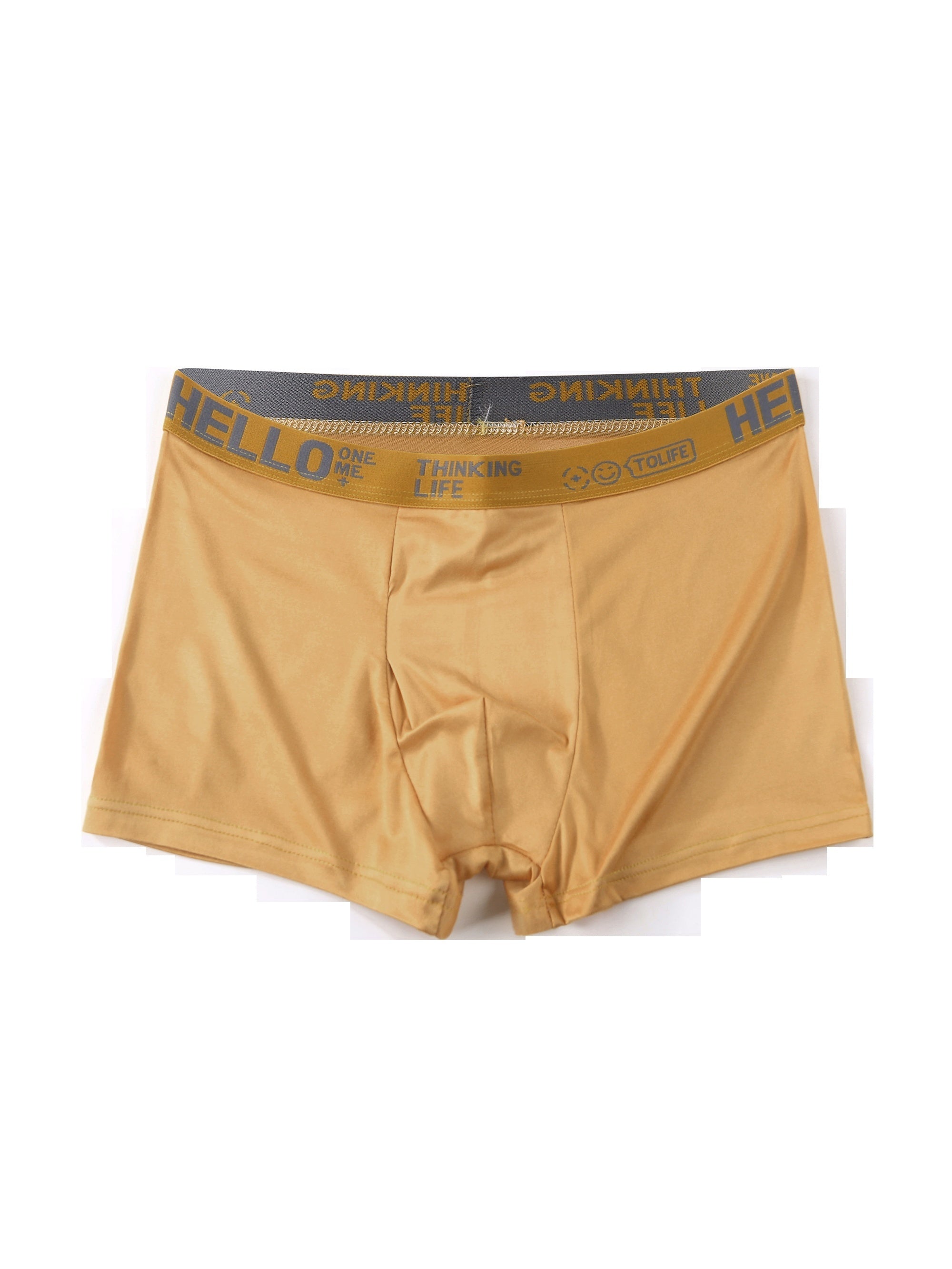 Men's Boxer Shorts with Geometric Patterns Stretch Polyester Breathable Soft Casual Sports