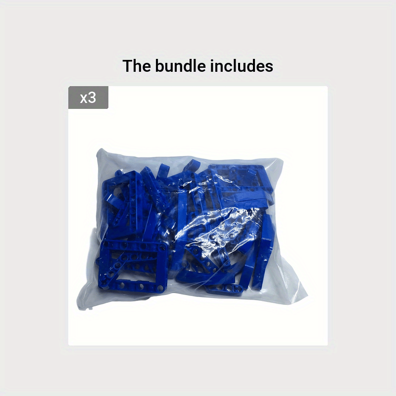 40-chi texnik qurilish bloklari bo'laklari to'plami, burchakli ramkalar va liftarm aksessuarlarini o'zingiz qilish uchun