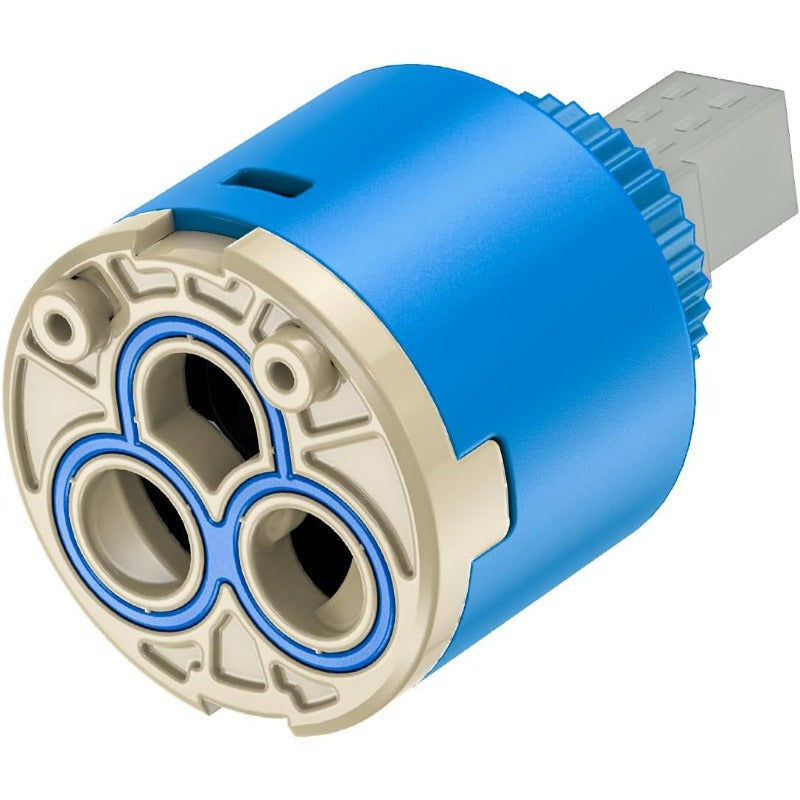 Ceramic Faucet Cartridge 35mm Blue Beige High Pressure Replacement Part