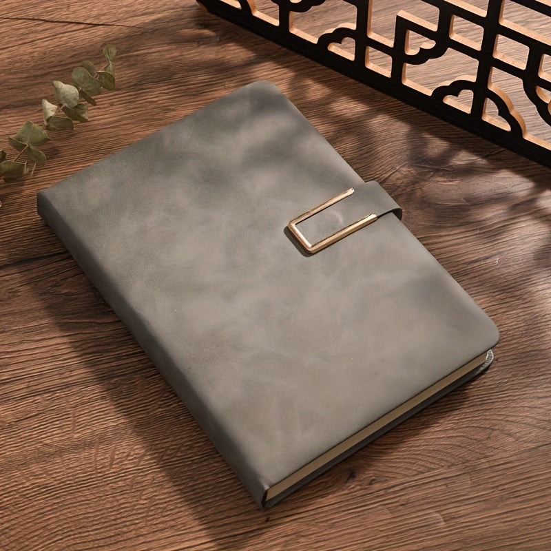 A5 faux charm qog'ozli daftar, ruchka tutqichli, yumshoq muqova, talaba va mutaxassislar uchun ko'p ranglarda