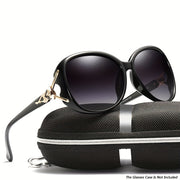 Women's Polarized Fashion Glasses Oval Frame UV Protection Rhinestone Detail