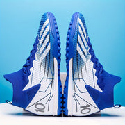 High Top Soccer Shoes Non-Slip Turf Grips Indoor Outdoor Training