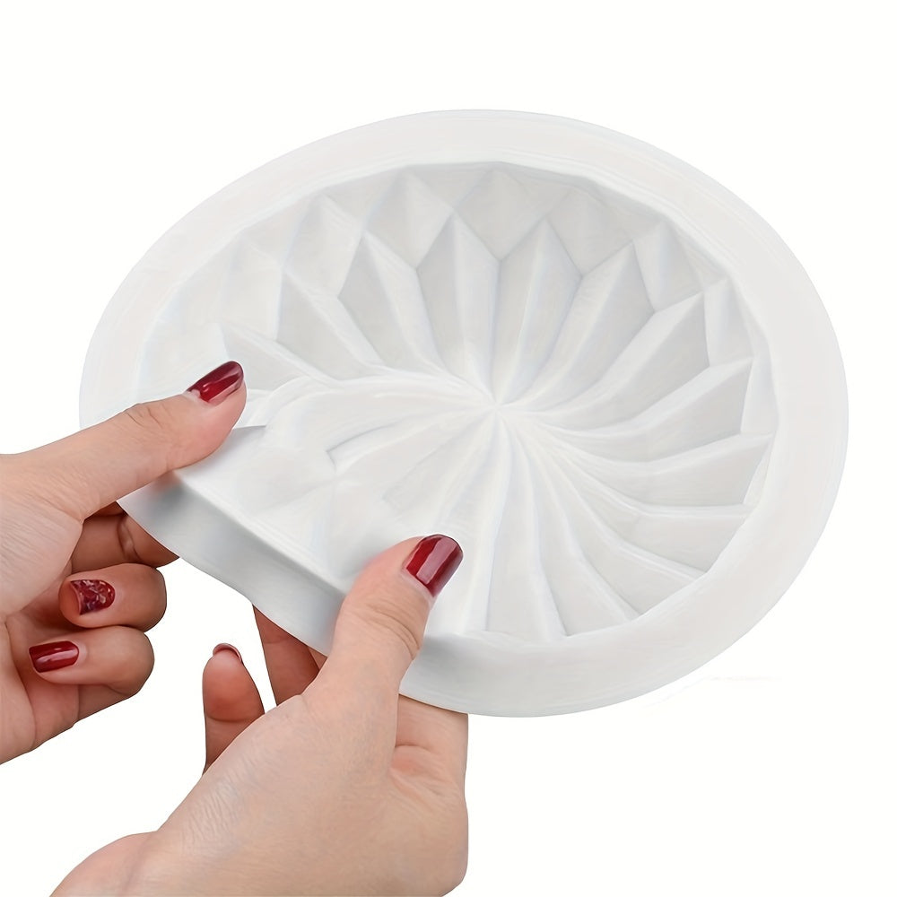 Silicone Round Cake Mold for Chocolate Pudding Biscuits and Ice Cubes