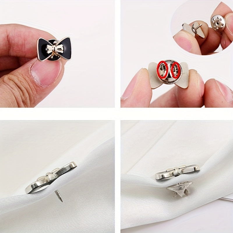 Set of 30 Minimalist Alloy Safety Pins for Clothing and Accessories