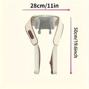 6 ta tugmachali simsiz 6D yoğurma massaj yostiqchasi bo'yin va yelka og'rig'ini kamaytirish uchun. Quvvat olish uchun USB zaryadlash. Oila a'zolari uchun mukammal sovg'a.