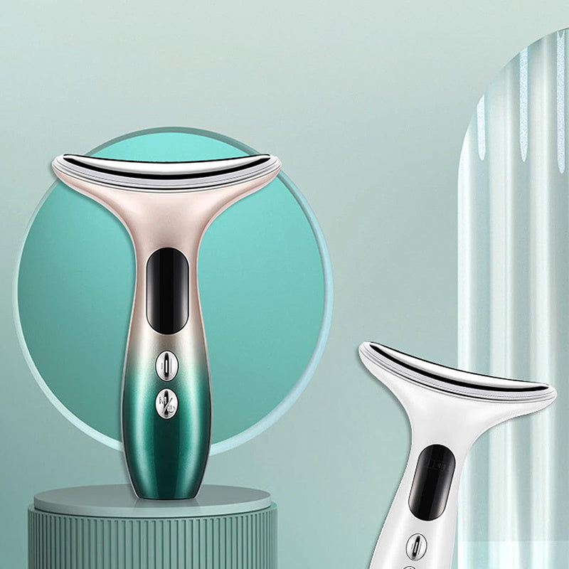 Facial Massager with LED Display USB Rechargeable Adjustable Intensity Multi-Functional Skincare Tool for Her