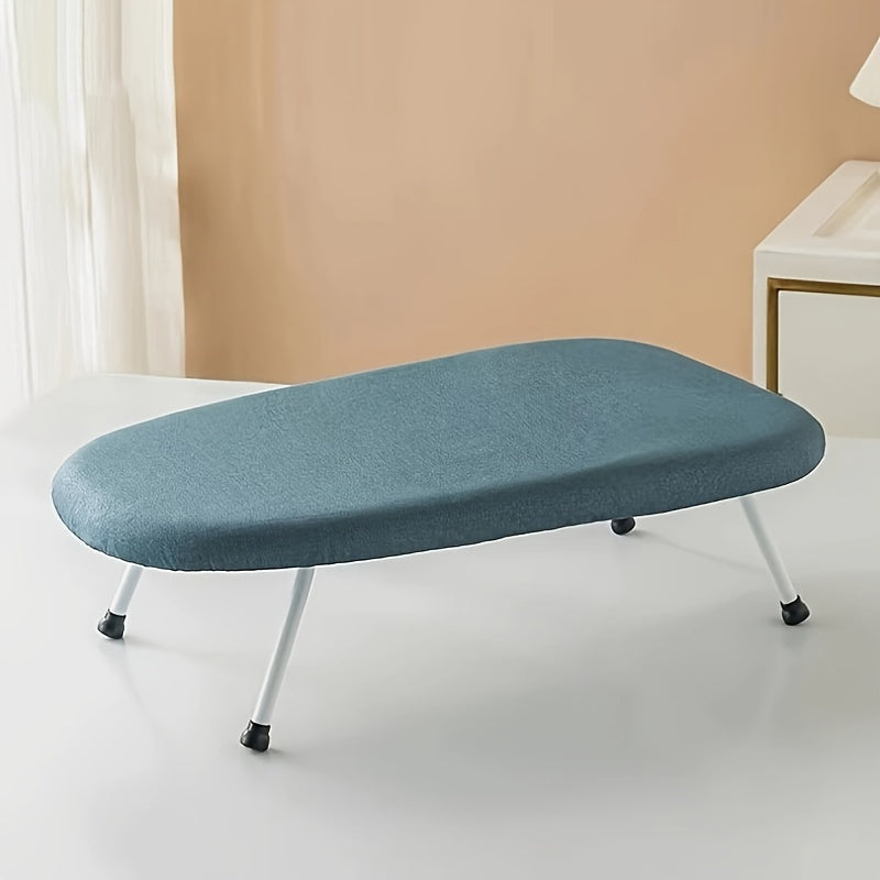 Mustahkam Plastik va Noxush Po'lat Qurilishi - Gul naqshli Portativ Stol Ustidagi Qayta Temirlaydigan Taxta, Qisqa va Joyni Tejaydigan Dizayn, Quvvatli Saqlash