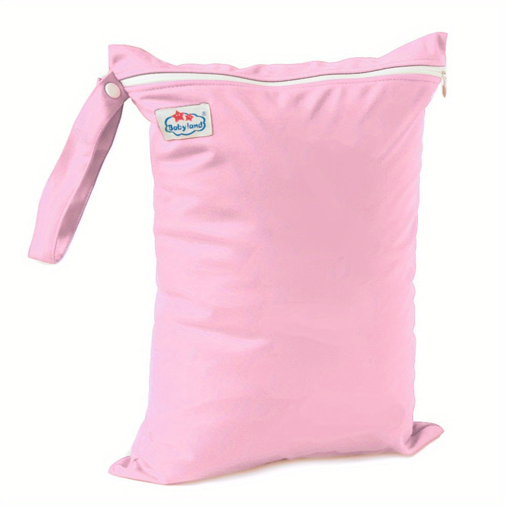 Waterproof Reusable Wet Bag for Cloth Diapers Beach Pool Gym Travel 29x40cm