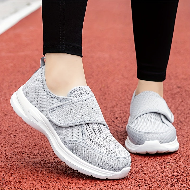 Women's Wide Fit Orthopedic Walking Shoes Breathable Mesh All-Season