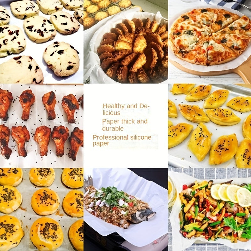 Parchment Paper Roll, Non-Stick Baking Sheets, Heat-Resistant Air Fryer Liners