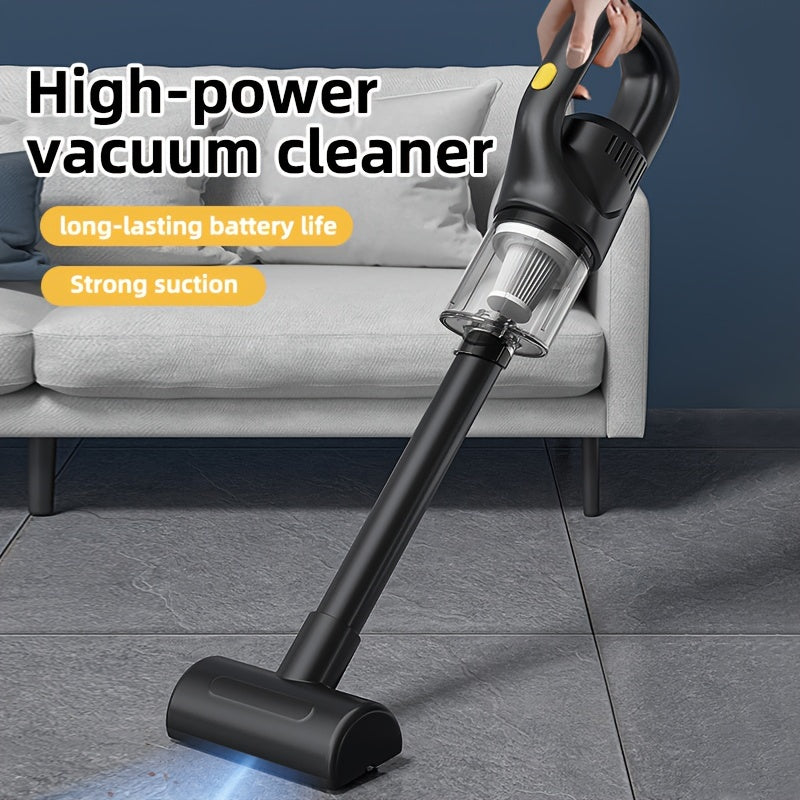 Cordless Handheld Vacuum Cleaner with 1800mAh Lithium Battery and High Suction Power for Home Car Office