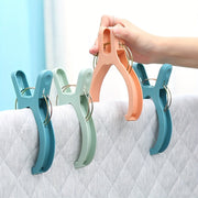Juego de 6 pinzas de ropa de plástico extra grandes a prueba de viento para secar y uso en exteriores