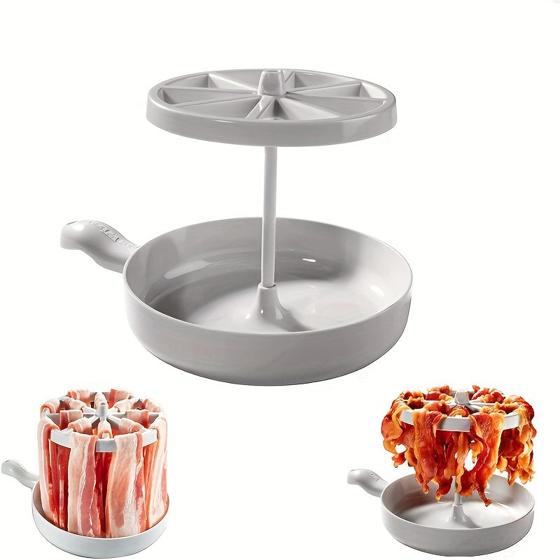 Accesorios de cocina Parrilla para barbacoa para asar en microondas Placa para cocinar tocino