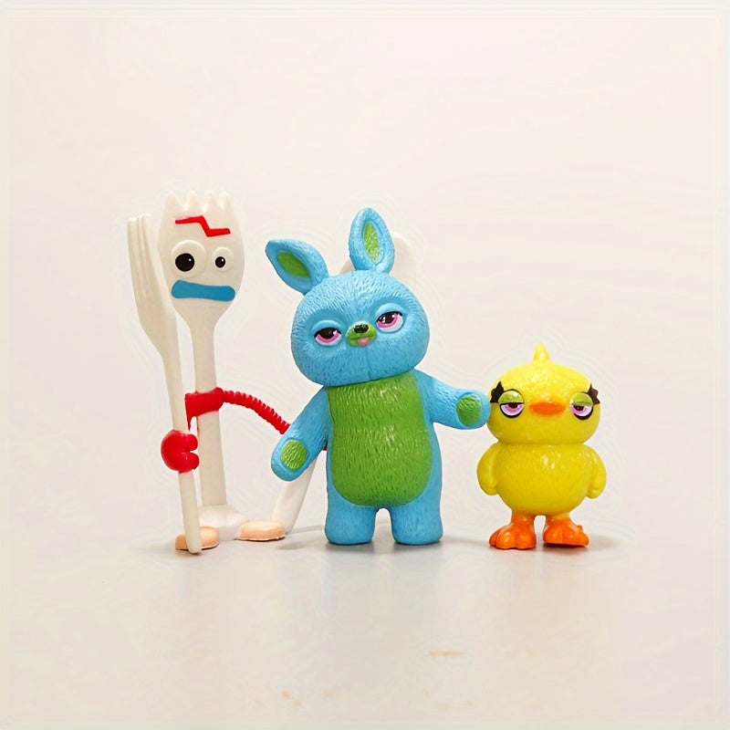 7-ta qismli harakat figuralari to'plami kattalar uchun PVC multfilm personajlari o'yinchoq sovg'asi