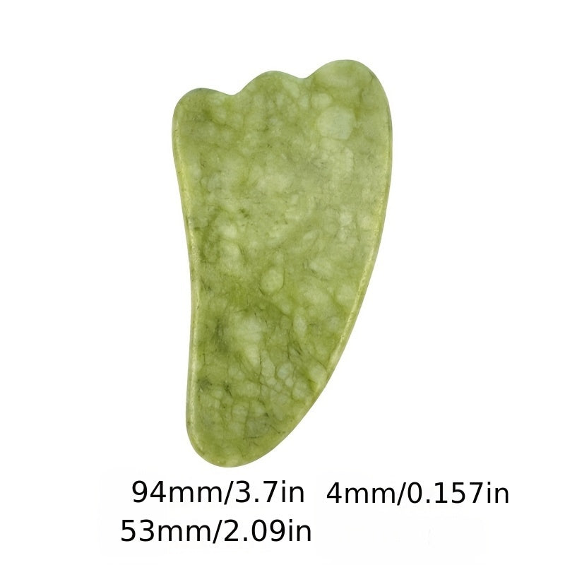 1/2 dona Tabiiy Jade Gua Sha Massaj Asboblari To'plami, Qo'l bilan yuzni aylantiruvchi, Ona va Qiz do'sti uchun ajoyib 14-fevral sovg'asi