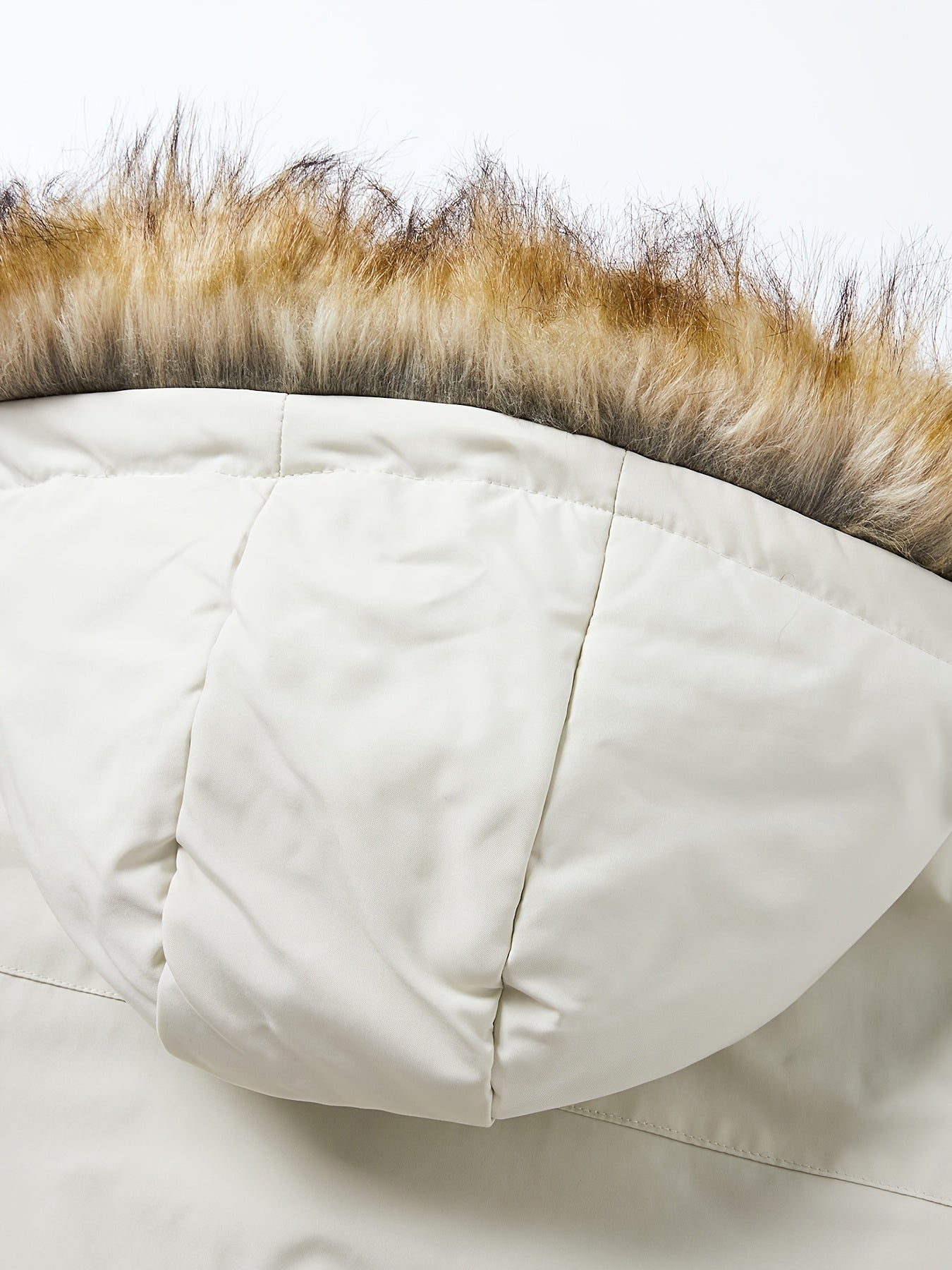 Chaqueta de vuelo de invierno para hombre talla plus, en rojo, con capucha desmontable, ribete de piel sintética, bolsillos, para exteriores y uso casual