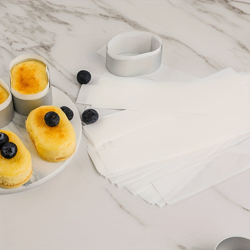 Set of 10 Oval Cheese Ramekins with Lids, Durable Aluminum Molds for Souffle and Dip