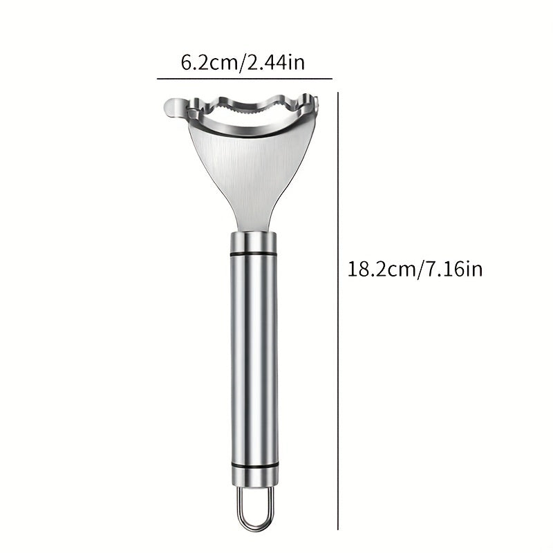 Naychali po'latdan yasalgan makkajo'xori tozalagich - Oila oshxonalarida foydalanish uchun qulay qo'l bilan makkajo'xori qopqog'i, BBQ va ochiq pikniklar uchun ideal