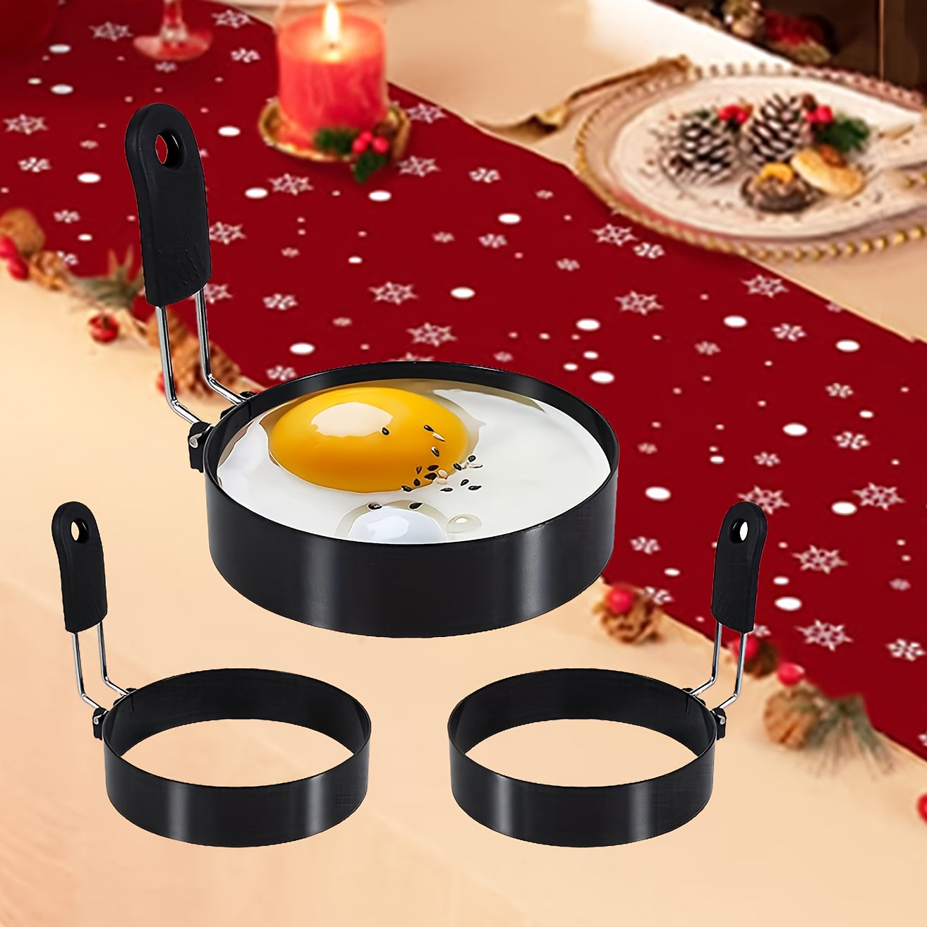 Stainless Steel Egg Ring 10.16cm, Egg and Pancake Mold, Kitchen Gadget