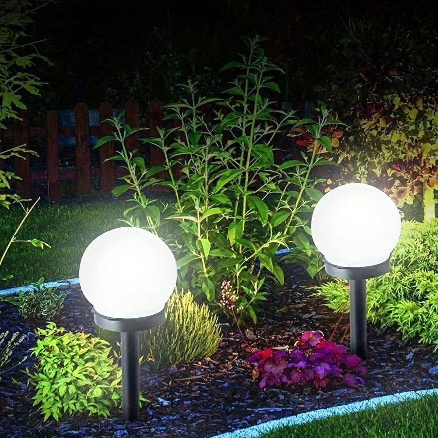 Solar-Powered LED Garden Lights for Pathways Yards Decks and Lawns