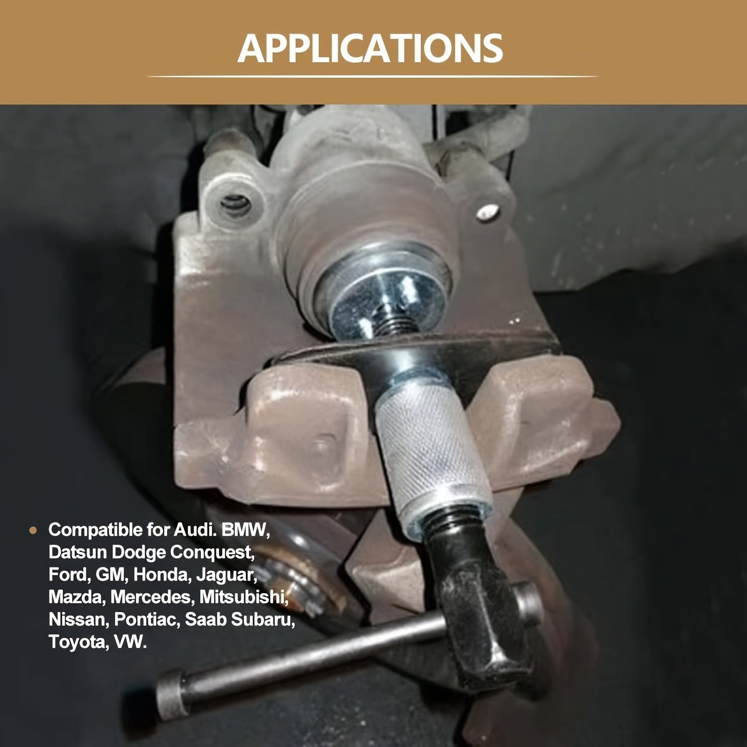 3Pcs Brake Pad Adjustment Tool Set for All Vehicles Caliper Compression