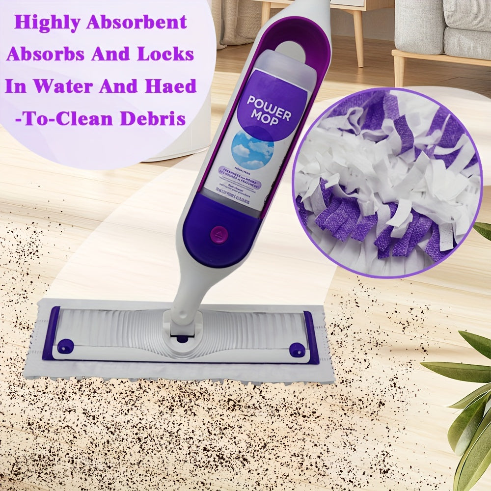 22-Pack Power Mop Replacement Pads for Multi-Surface Floors Cotton Blend Disposable Cleaning Cloths