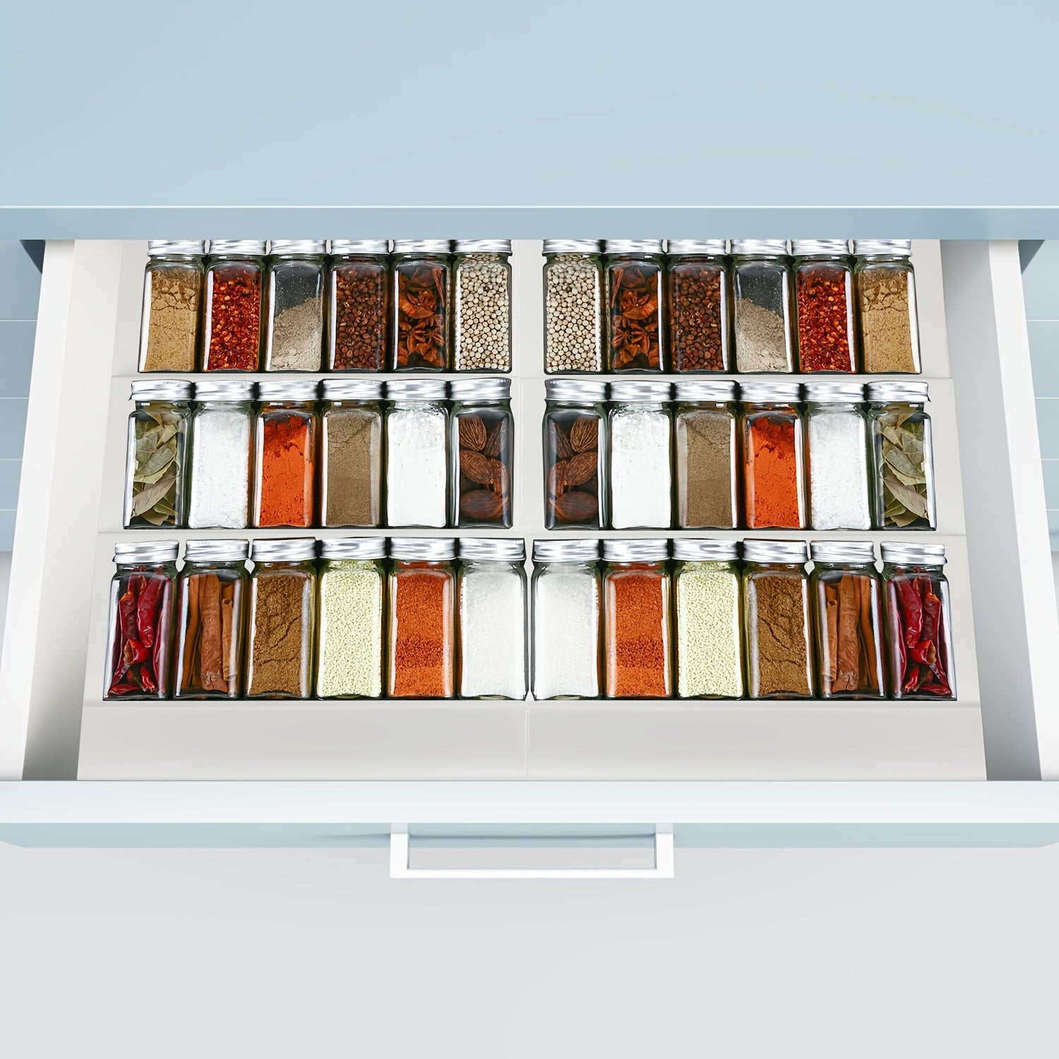 Moslashuvchan Plastik Zaytun Qopqog'i Tashkilotchisi 2-to'plam Kengaytiriladigan 4-Qavatli Oshxona Saqlash