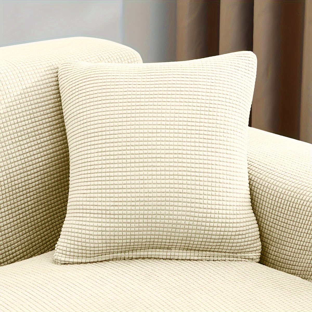 Чехол на подушку из полярного флиса с жаккардовым узором, пылезащитный и устойчивый к царапинам от кошек для декора гостиной и спальни