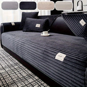 Роскошная плюшевая накидка на диван, противоскользящая, для домашних животных, защита для гостиной