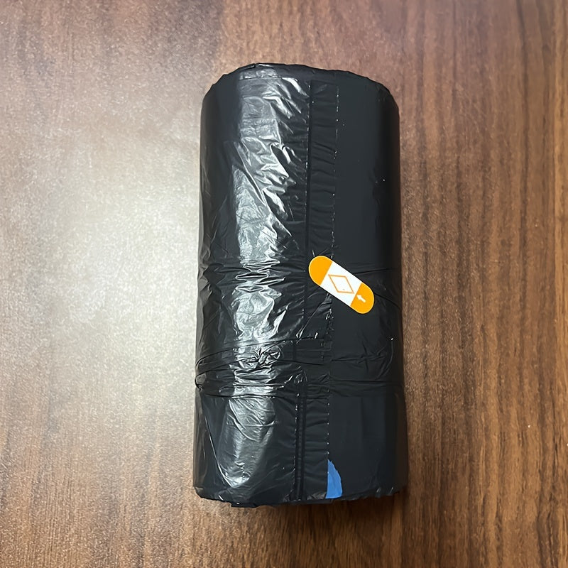 Heavy Duty Black Trash Bags with Drawstrings 100 Count Leak-Proof Opaque Liners for Yard Industrial Construction