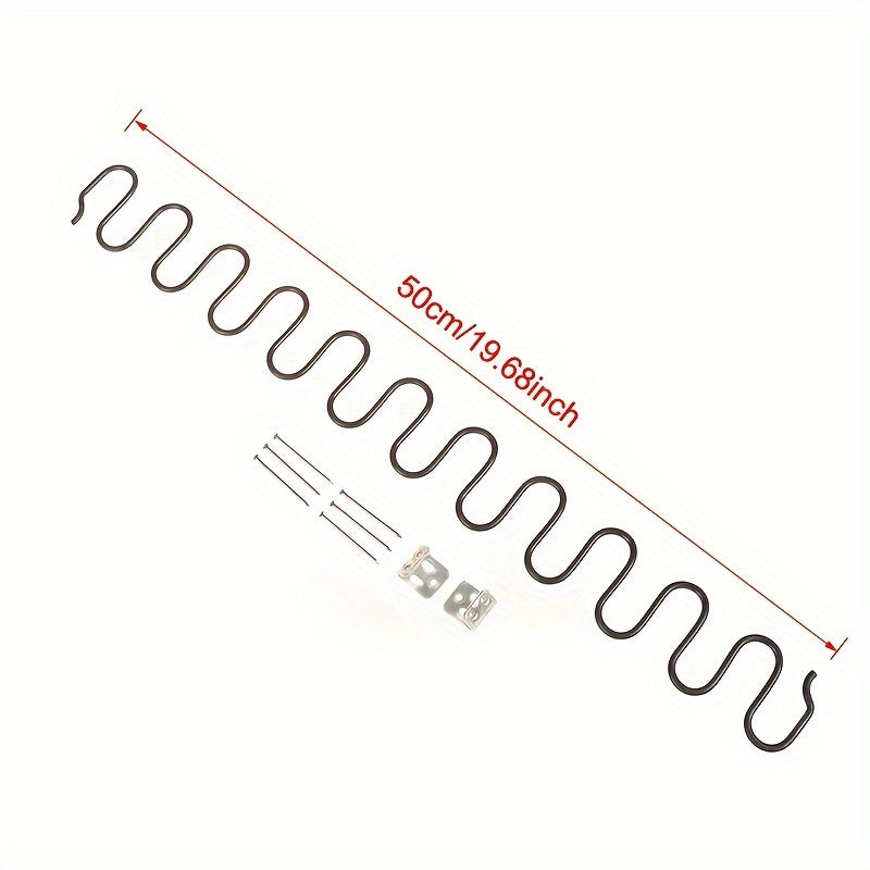 Metal Replacement Sofa Spring Set 45-70cm Durable Furniture Hardware Clips