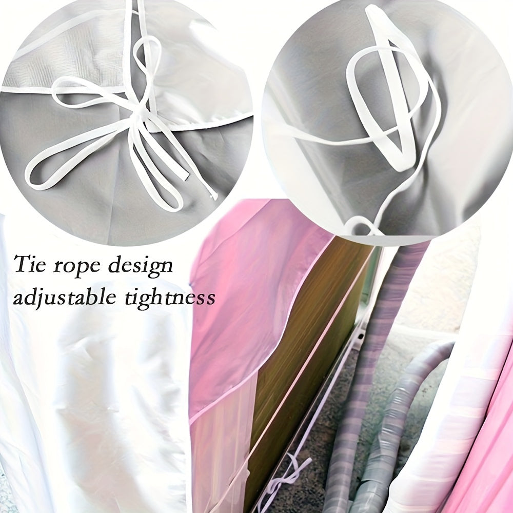 Outdoor Air Conditioner Cover Waterproof UV-Resistant Oxford Cloth Durable Mesh