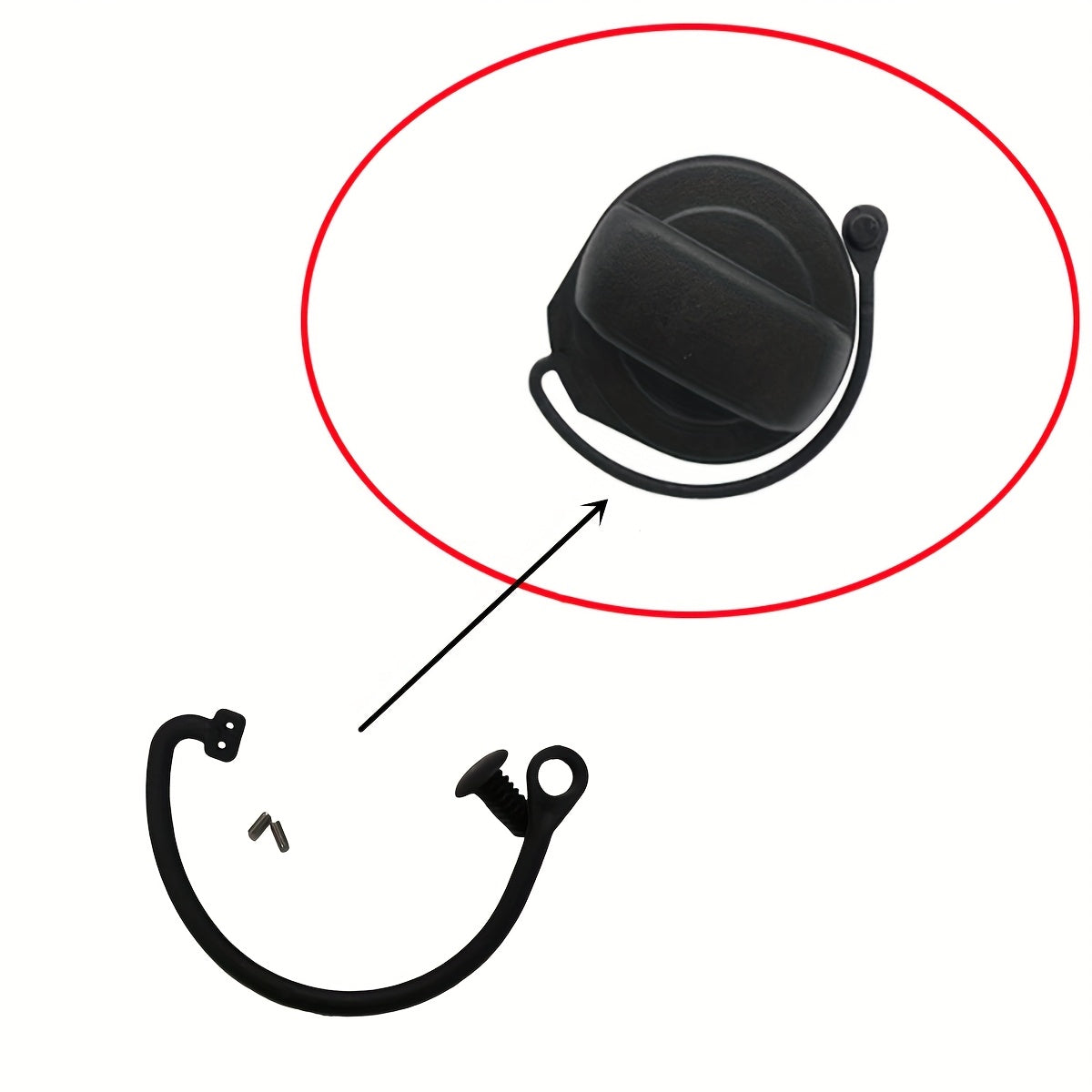 Universal Fuel Tank Cap Cover Cable Band Rope for Car Fuel System