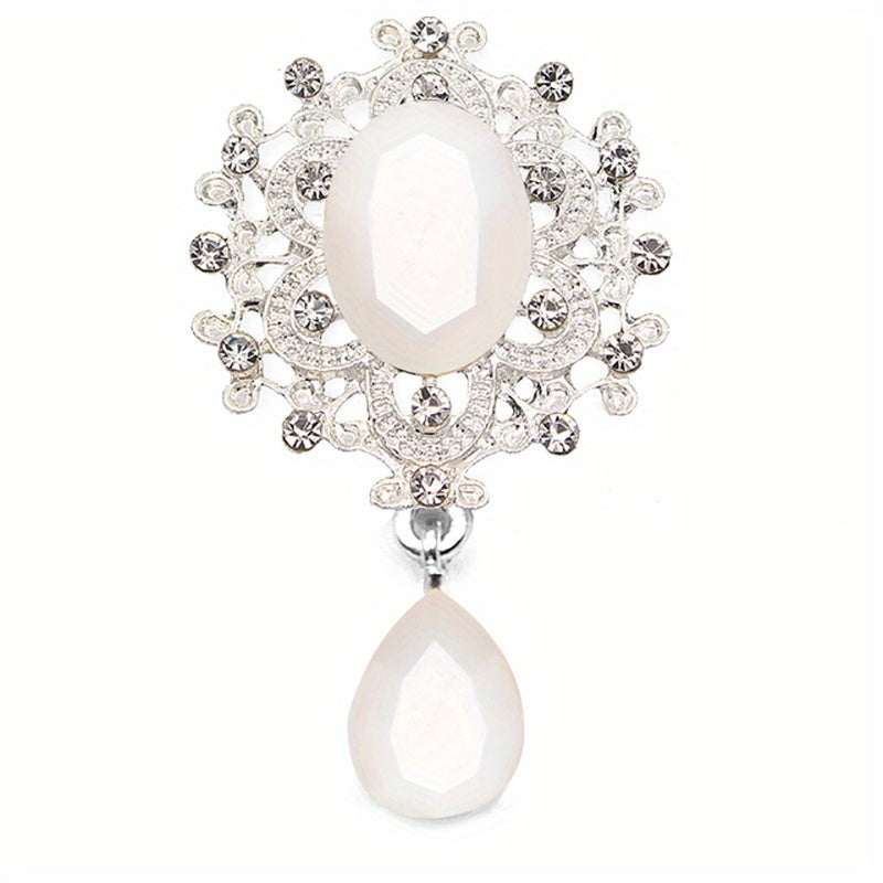 To'y takliflari, sovg'a qutilari va stakanlar uchun 10 ta rhinestone broshyalar to'plami