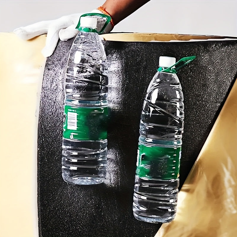 Black Acoustic Foam Roll for Soundproofing and Insulation 50cm x 2cm x 102cm Self-Adhesive Heat-Resistant