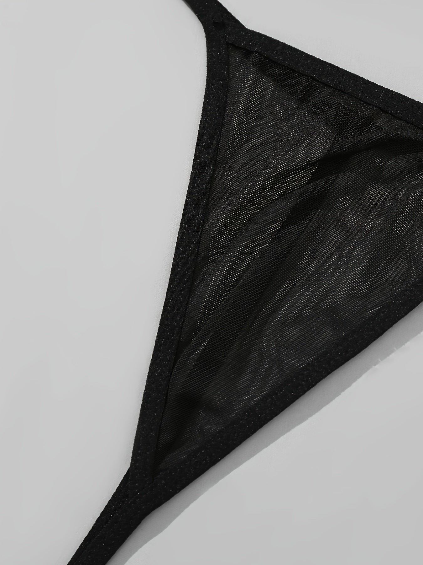 Women's Festival Costume Mesh Bra and Plaid Skirt Lingerie Set